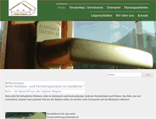 Tablet Screenshot of holzbau-zurbruegg.ch